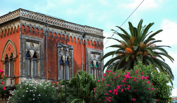 西西里岛巴勒莫的威尼斯住宅图片下载