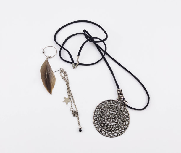 黑色项链图片下载