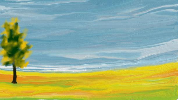 数字油画。图片下载