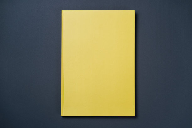 黑色背景的绿色皮笔记本图片下载