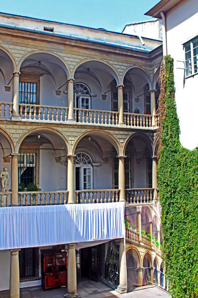 乌克兰利沃夫的意大利庭院图片下载