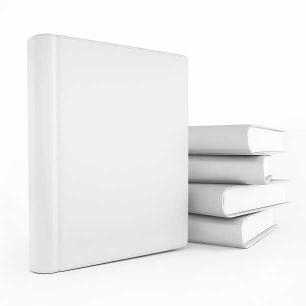 空白白色笔记本的3d插图图片下载