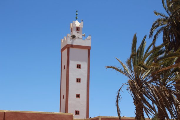 摩洛哥南部的古老清真寺图片下载