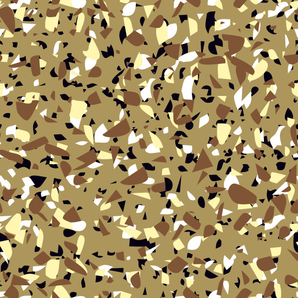 几何棕色水磨石无缝图案。抽象色彩的现代背景。石材时尚设计的网页和印刷。威尼斯瓷砖、地板家居装饰。混乱的彩色纹理。图片下载