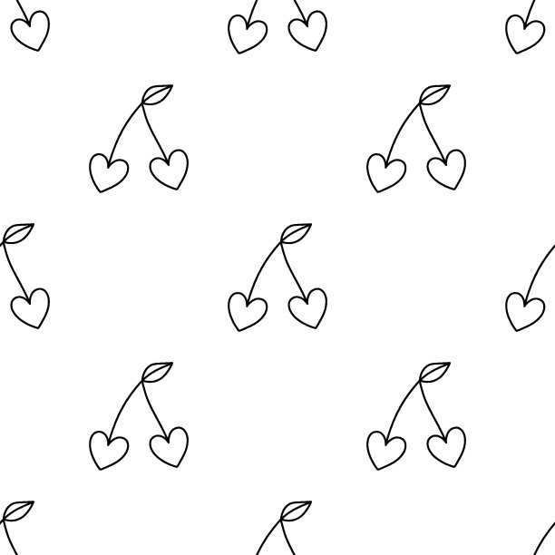 涂鸦情人节图案图片下载