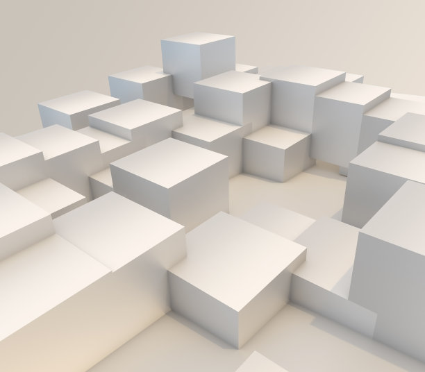 3D现代抽象背景与挤压立方体图片下载