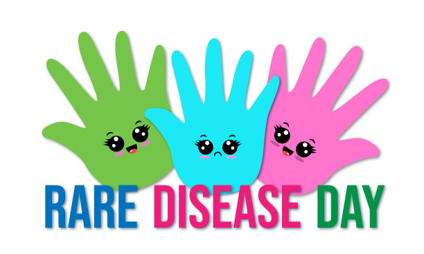 世界罕见病日横幅。图片下载
