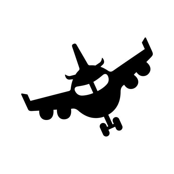 飞机，飞机，直升机车辆图标。黑色向量设计。图片下载