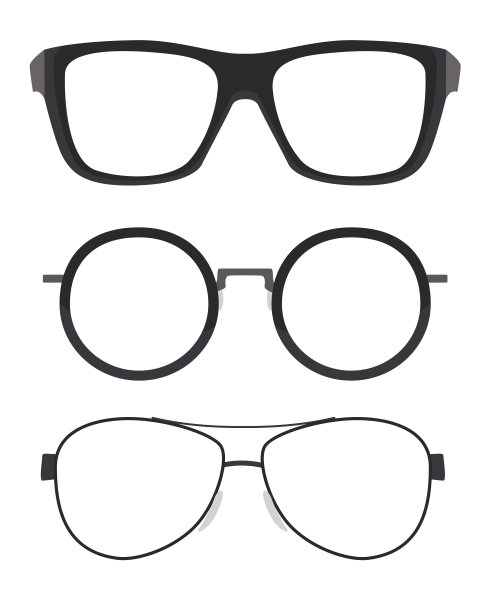 集合太阳眼镜图标孤立在白色背景。矢量插图EPS10图片下载