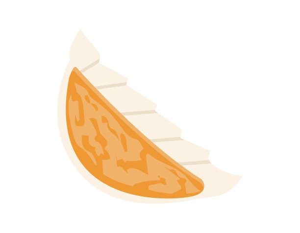 矢量图烤饺子。饺子。图片下载