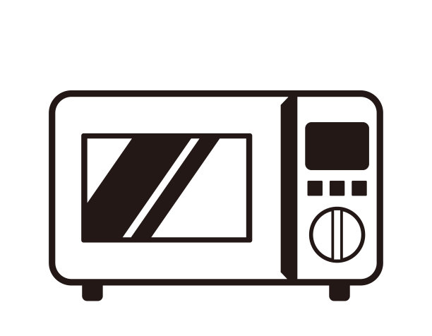 微波炉矢量图。家用电器。图片下载