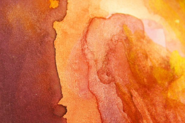 丙烯酸。混沌的圆形彩色线条的几何抽象图片下载