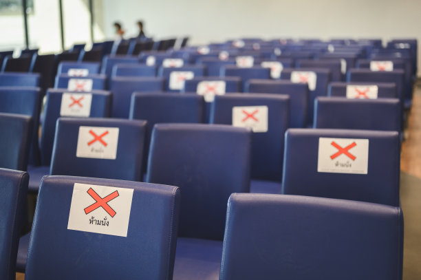 泰国东芒机场社会距离的新常态图片下载