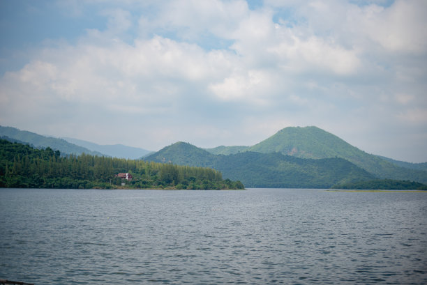 鸟瞰泰国美丽的自然风光图片下载