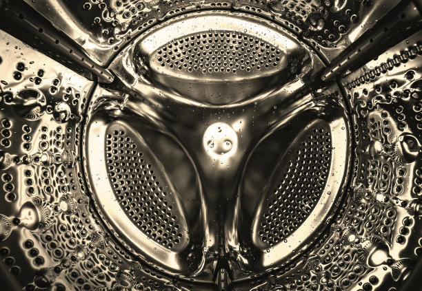 湿滚筒的衣服洗衣机图片下载