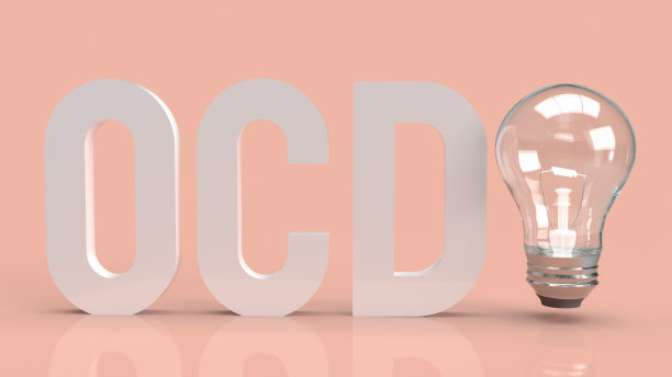 对健康和医疗内容3d渲染的强迫症或强迫性障碍图片下载