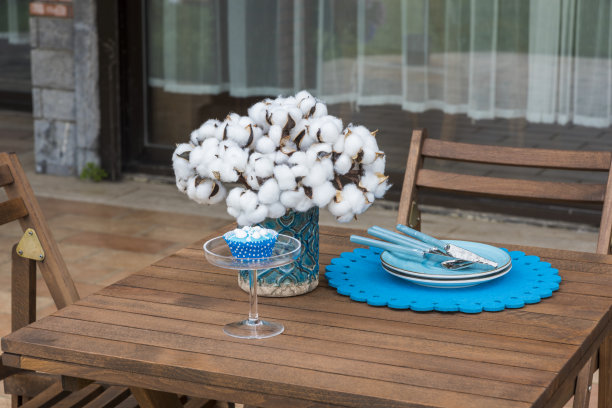 春天在花园里喝茶的时间图片下载