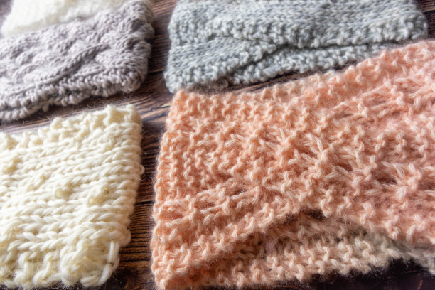 手织织物手织衣服和发带的织物图片下载