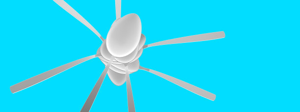 蓝色背景上的勺子。用于餐厅、咖啡馆、披萨店设计的勺子。极简设计的厨房勺子的广告目的。3D渲染，3D渲染。图片下载