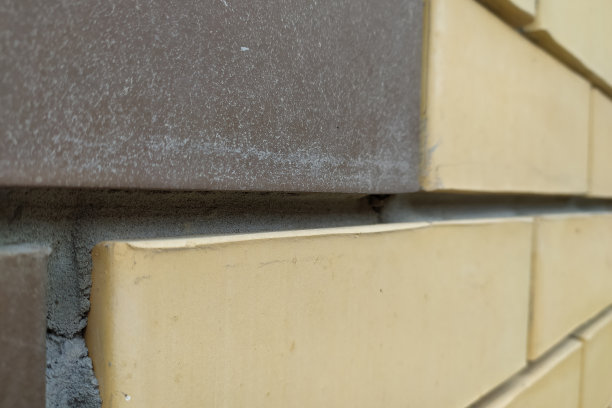 砖墙作为背景。黏土砖图片下载