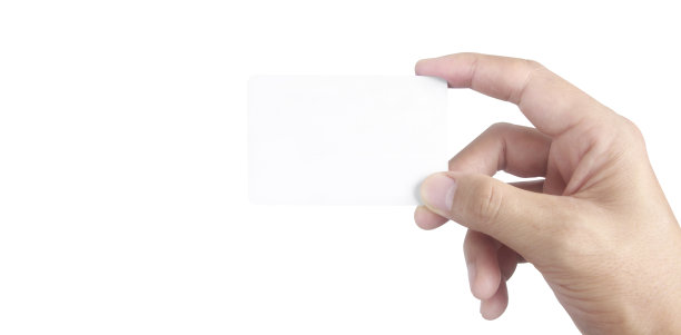 手握虚拟卡的特写。手头有信用卡图片下载