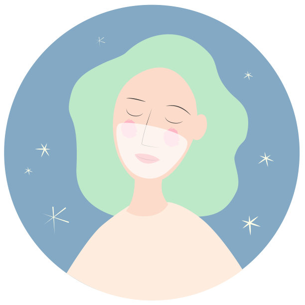 在全球疫情大流行中，乐观女性佩戴Covid-19口罩、防护口罩、职业健康和安全卫生。在冠状病毒大流行中使用医疗设备的妇女。预防保健。图片下载