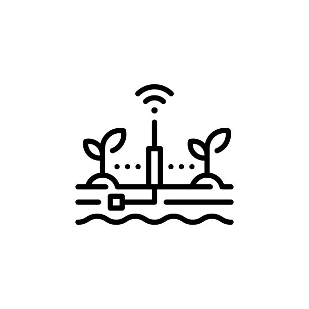 矢量智能农场技术图标图片下载