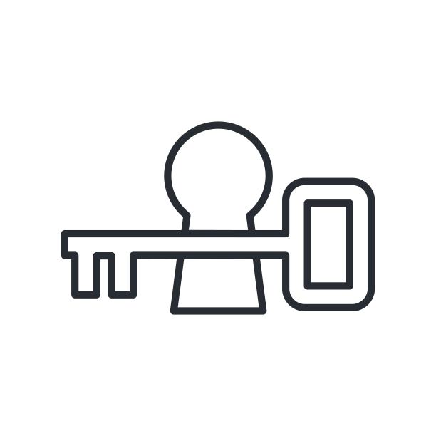 关键理念的概念。解决方案的迹象。矢量插图。图片下载