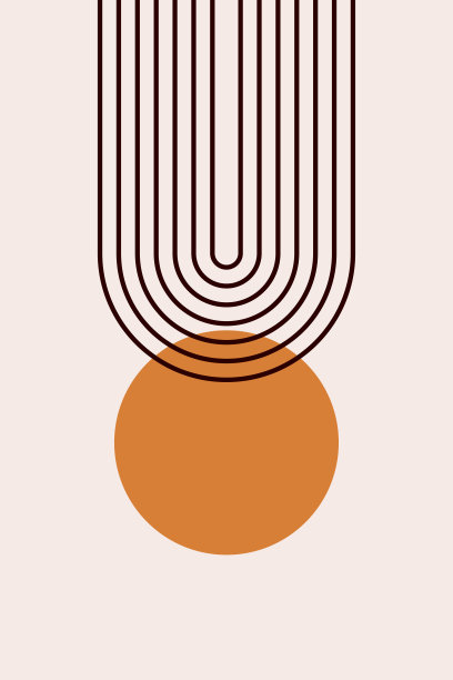 中世纪的现代印刷。Boho平面设计t恤印刷，宿舍墙壁装饰，杂志封面，商店传单页等图片下载