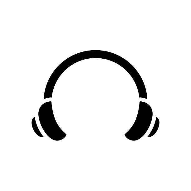 耳机图标设计矢量模板图片下载