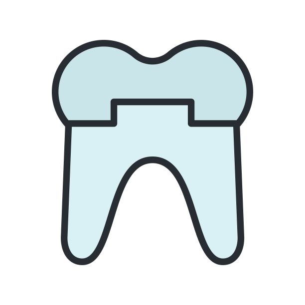 牙线图标上的白色背景。矢量插图。图片下载