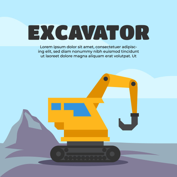 建设矢量时尚横幅图片下载