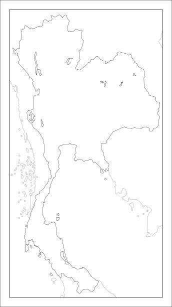 泰国的地图图片下载