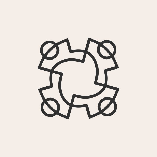 多元人群团队家庭复古矢量图标插画图片下载