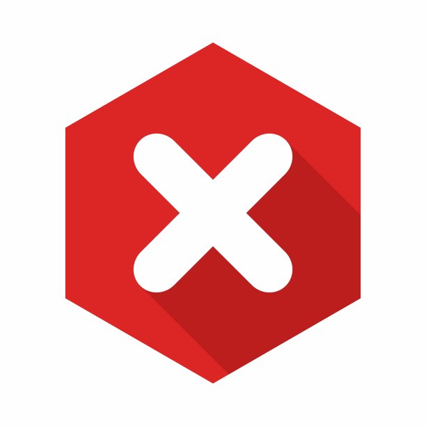 错误的分数，打叉的分数，拒绝，不同意，不，错误，不好，错误的选择，任务完成，投票。-向量标记符号在红色。孤立的图标。图片下载