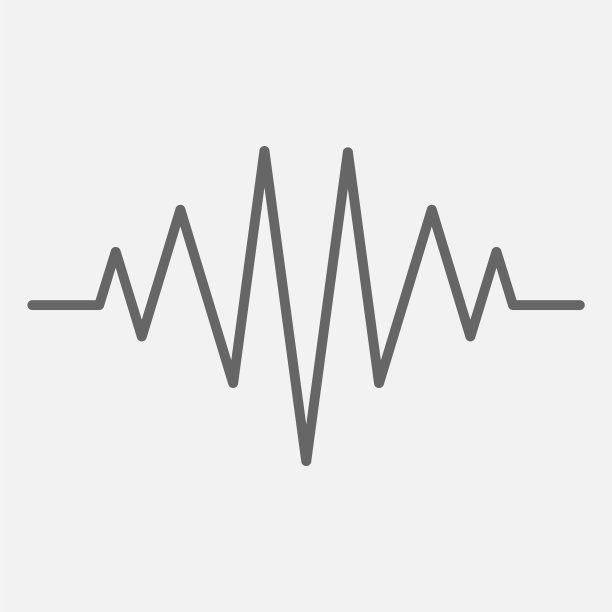 频率音频波形，音乐波形HUD界面元素，语音图形信号。矢量插图。图片下载