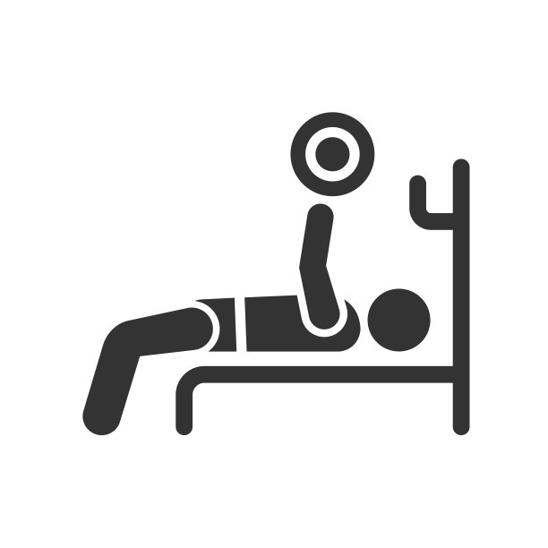 卧推锻炼图标图片下载