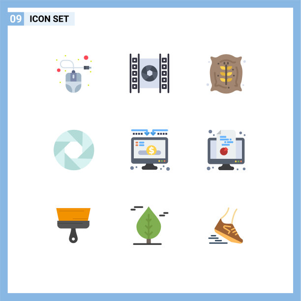 设置9平面颜色网格捐赠照片图片下载