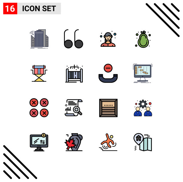 通用图标符号组16现代扁平图片下载