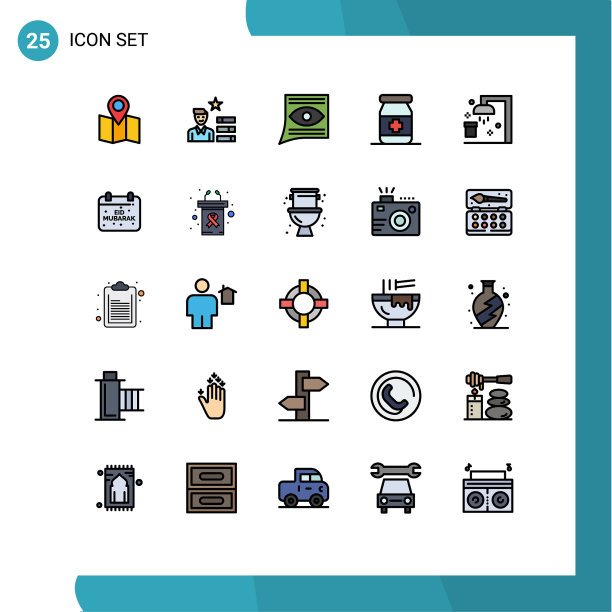 25组填线平色标志和图片下载