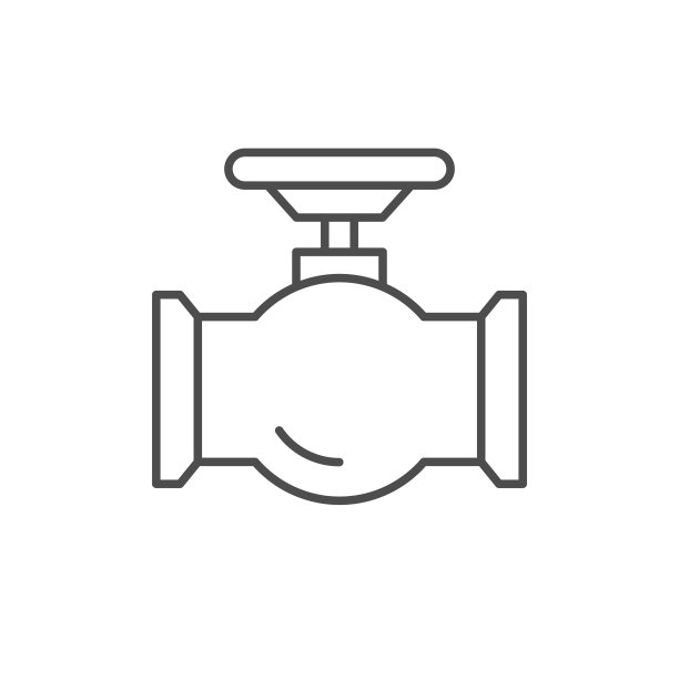 管阀管路轮廓图标图片下载