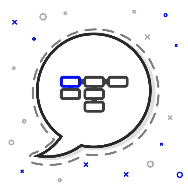 在白色背景上孤立的站点地图图标。色彩斑斓的轮廓的概念。向量图片下载