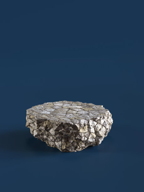 岩石基座的身份或化妆品设计模板图片下载