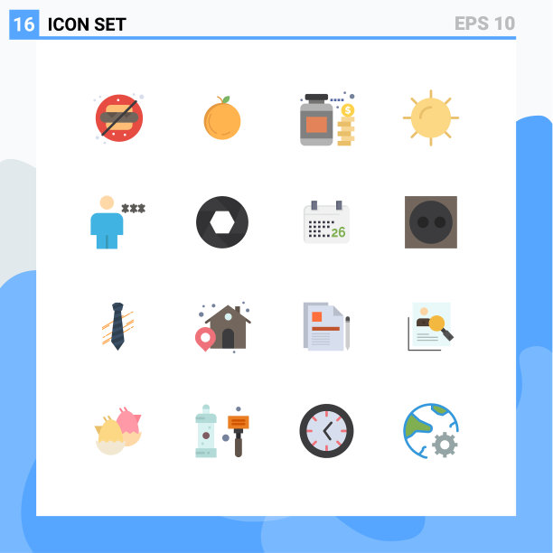 现代设16平色和符号等图片下载