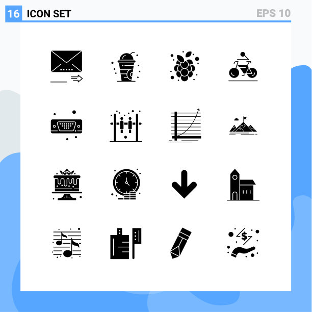 主题立体符号和可编辑符号的16种图片下载