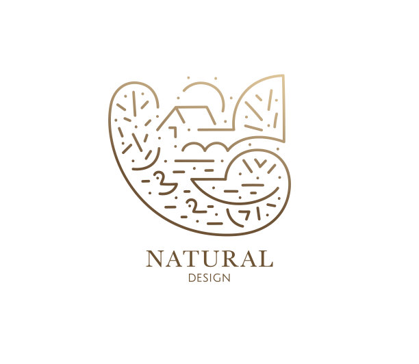 布鲁日景观线性插图图片下载