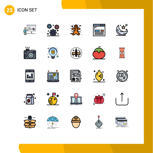 填充线平色包25通用图片下载