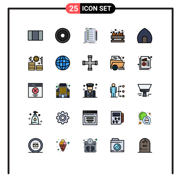 现代设置25填充线和平色图片下载