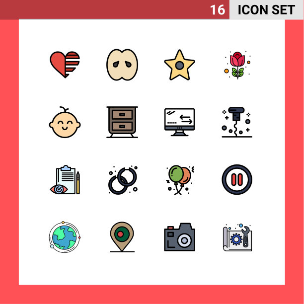 为卷筒纸设置16条通用平色填充线图片下载