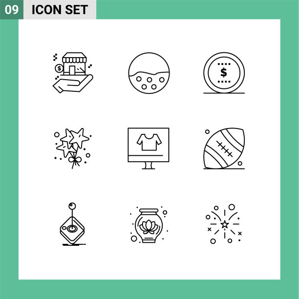 9 .适用于网页和手机的通用大纲图片下载